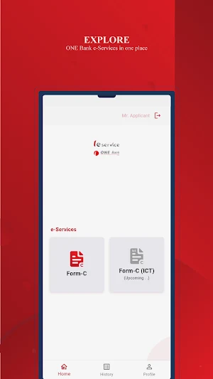 ONE e-Service Screenshot 3