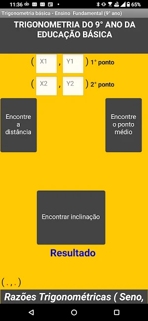 Trigonometria básica - 9° ano Screenshot 0