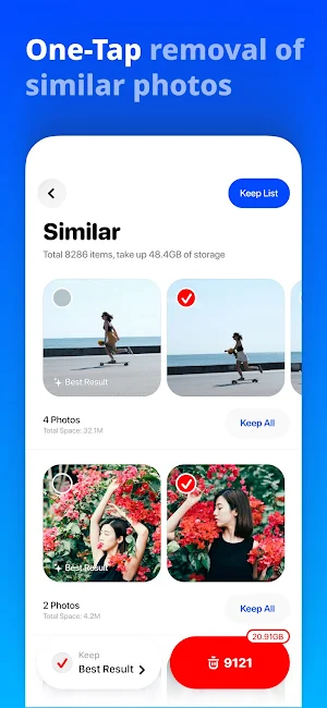 Photos Cleaner: Minus Photos Screenshot 2