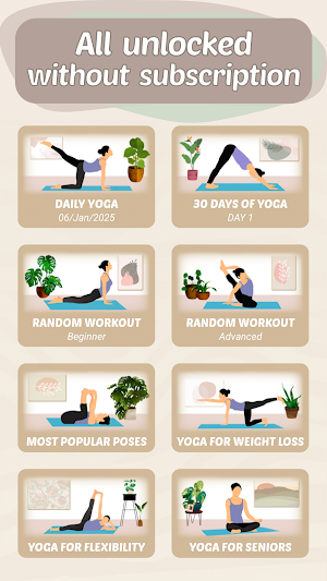 Daily Yoga Workout at Home Screenshot 1