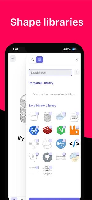 Excalidraw App - Whiteboard Screenshot 1