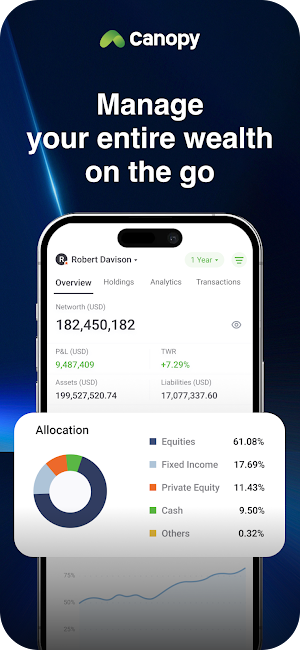 Canopy Portfolio Screenshot 0