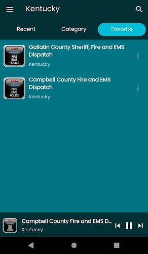 Kentucky scanner radios Screenshot 1