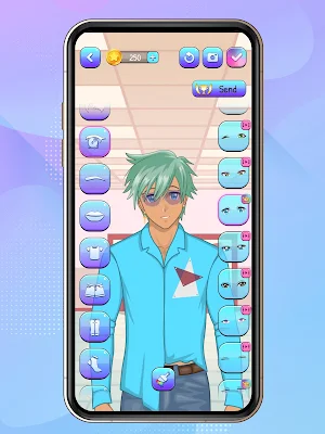 Anime Boys Dress Up Game Screenshot 2