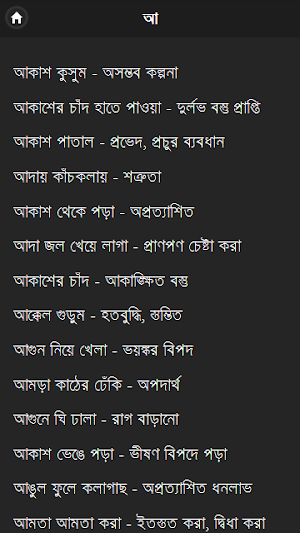 বাগধারা সংগ্রহ Screenshot 1