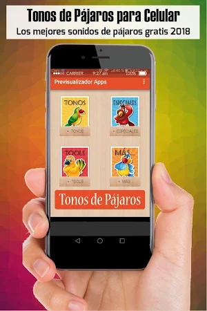 tonos de pajaros para celular Screenshot 0