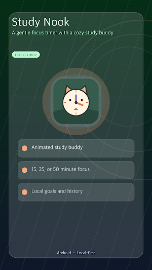 Study Nook: Focus Timer Screenshot 0