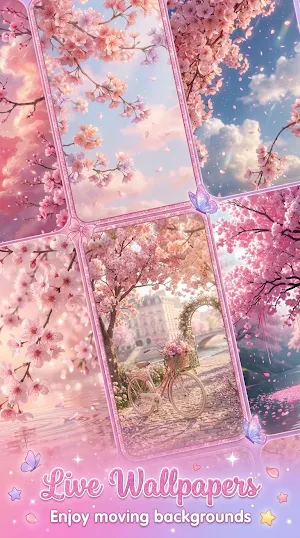 Sakura wallpapers for Girls Screenshot 2
