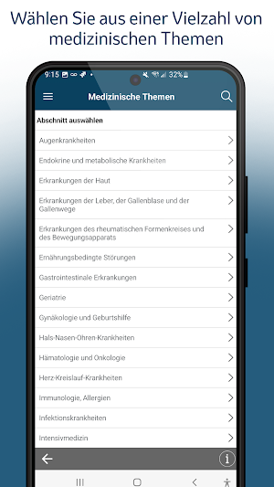 MSD Manual für Fachkräfte Screenshot 1