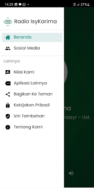 Radio IsyKarima Screenshot 2