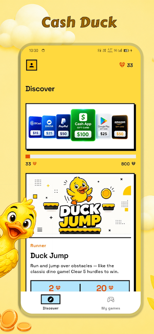 Cash Duck - Earning App Screenshot 0