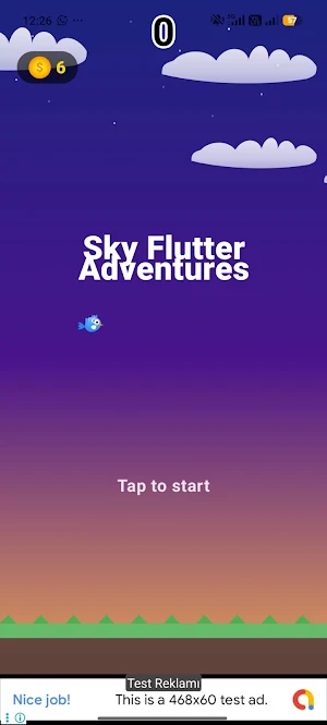 Sky Flutter Adventures Screenshot 0