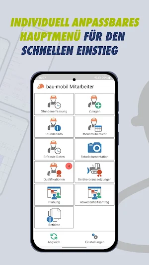 bau-mobil Mitarbeiter Screenshot 1