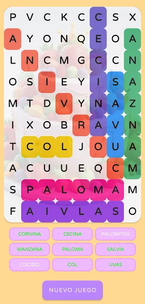Word Search: Food Screenshot 1