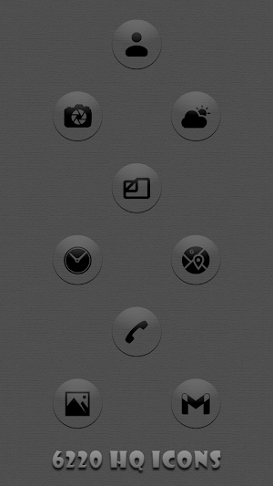 Shadowcons Gray - Glass Icons Screenshot 2