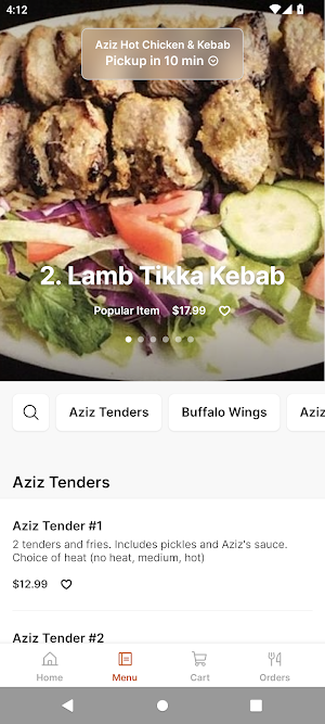 Aziz Hot Chicken & Kebab Screenshot 1