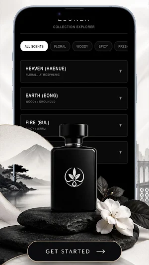 Elorea Perfume App Assistance Screenshot 1