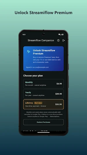 Streamiflow Companion Screenshot 0