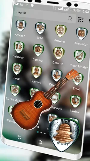 Guitar Rockstar Launcher Theme Screenshot 1