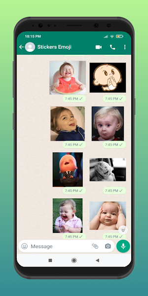 Cute Baby Whatsapp Stickers Screenshot 0