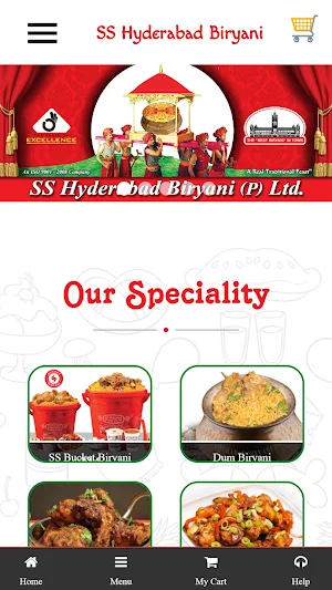 SS Hyderabad Biryani Screenshot 0