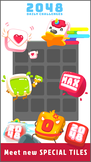2048 Daily Challenges - Best pastime & brain game Screenshot 1