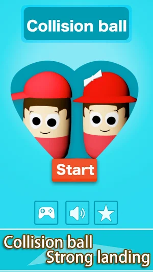 Collision ball-3D color ball rolling bump games Screenshot 0