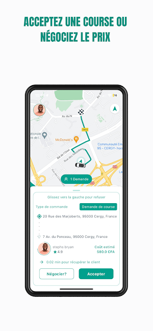 Yogo Driver - pour chauffeurs Screenshot 3