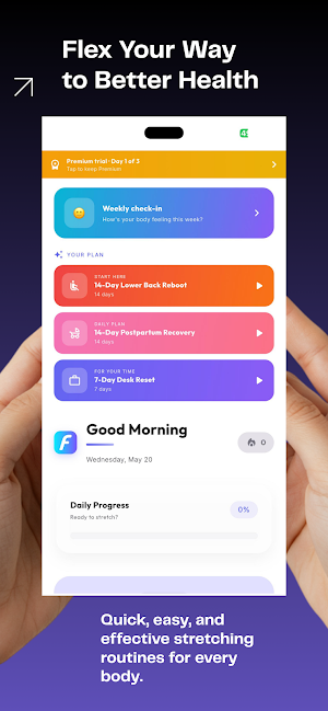 FlexNow: Stretch & Pain Relief Screenshot 0