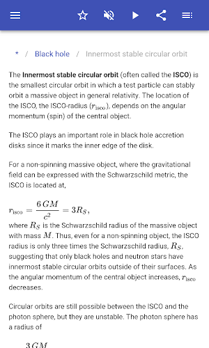 General relativity Screenshot 2