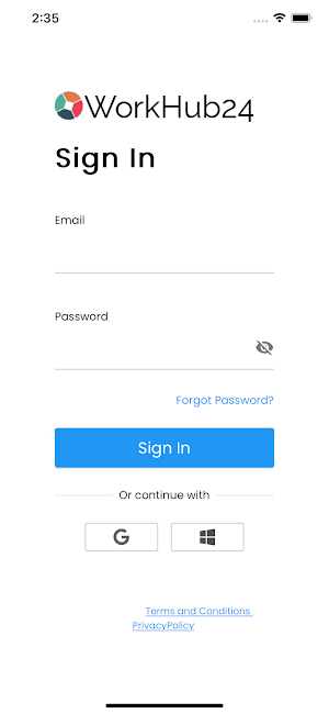 Workhub24 Private Cloud Screenshot 0