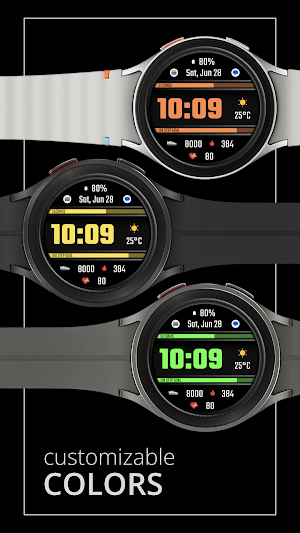 DADAM108 Digital Watch Face Screenshot 1