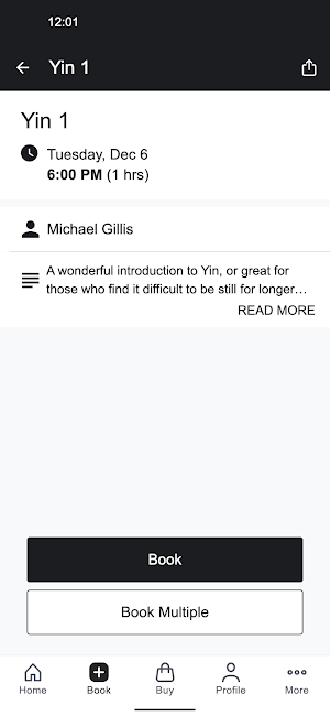 Yin Yoga Space Screenshot 2