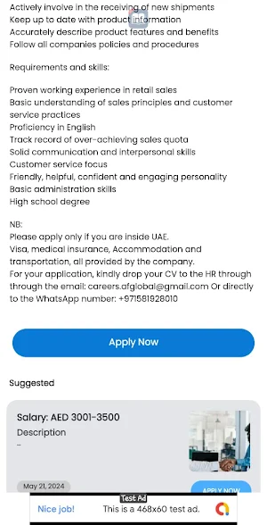 Dail Jobs Screenshot 0
