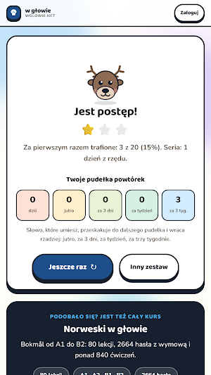 Fiszki norweskie – w głowie Screenshot 0
