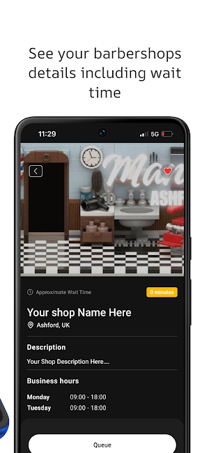 QueueAway App Screenshot 2