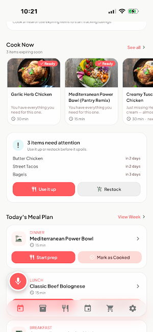 Pantryly: AI Pantry & MealPlan Screenshot 2
