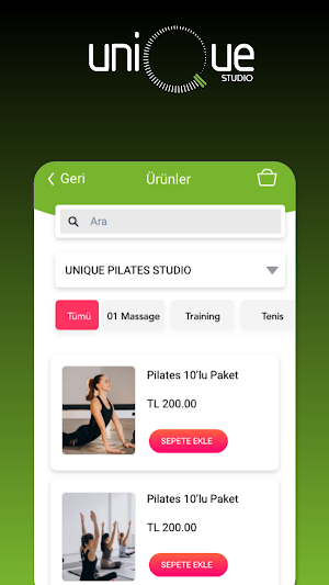 UNIQUE Pilates Studio Screenshot 1