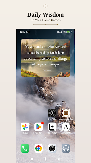 Stoic Widget: Quotes & Wisdom Screenshot 0