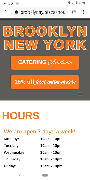 Brooklyn NY Pizza Screenshot 3