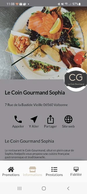 Le coin Gourmand Sophia Screenshot 1