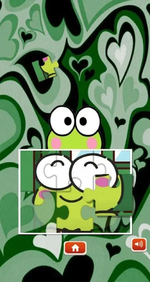 Keroppi Puzzle Game Screenshot 1