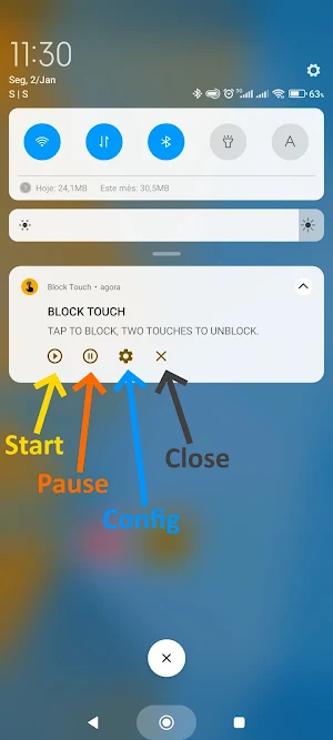 Block Touch Screen Screenshot 2