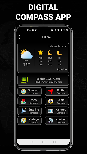 Digital Compass- Level Tool Screenshot 0