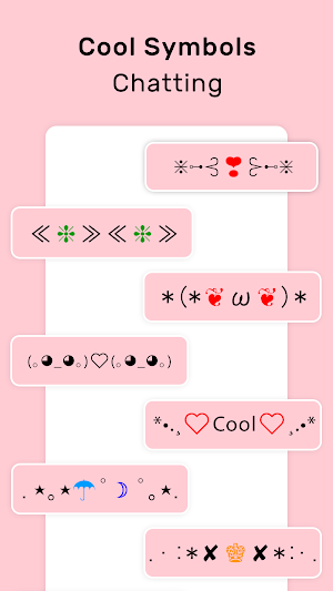Cool Symbols & Characters Screenshot 0