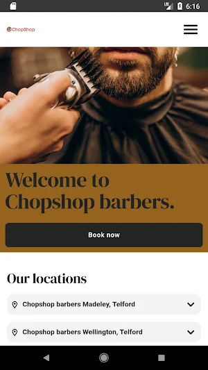 Chopshop barbers Screenshot 0