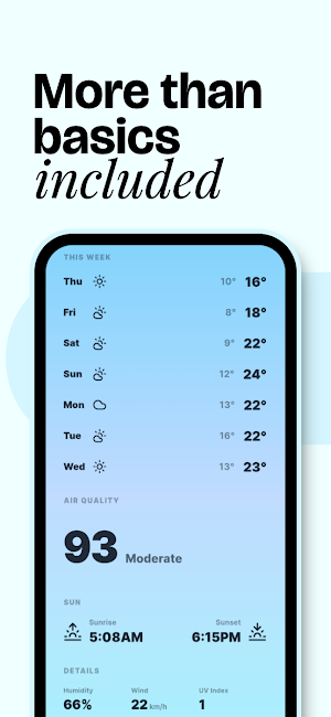 Skyline: Weather & Forecast Screenshot 3