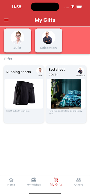 iWish - Everybody's wishlist Screenshot 2
