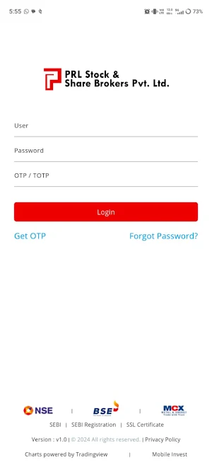 PRL MOBILE TRADING Screenshot 0