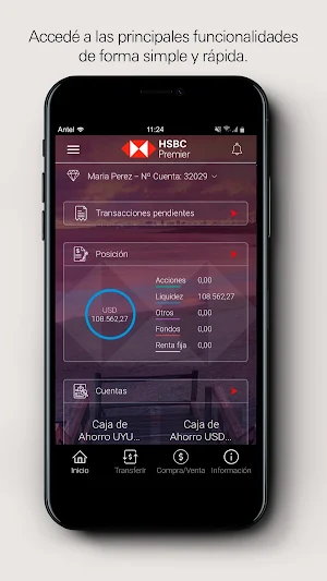 HSBC Uruguay - iBanca Screenshot 3